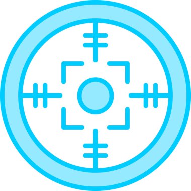 Hedef. Web simgesi basit tasarım 