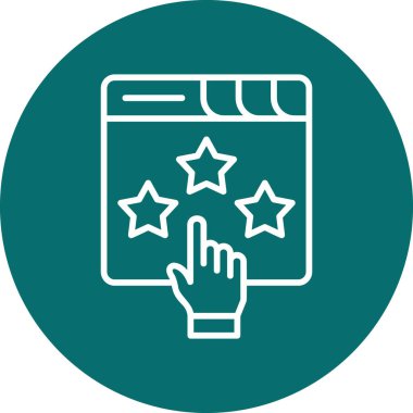 Modern simge sıralaması, vektör illüstrasyonu