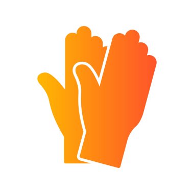 Safety Gloves icon vector illustration design