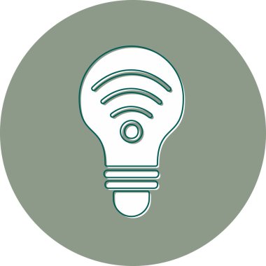 ampul simgesi vektör illüstrasyonu