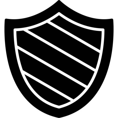 kalkan simgesi, vektör illüstrasyonu basit tasarım