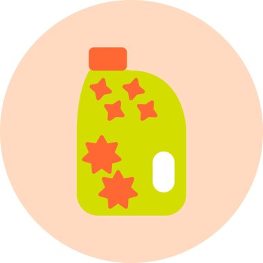 Şişe simgesinin vektör illüstrasyonu