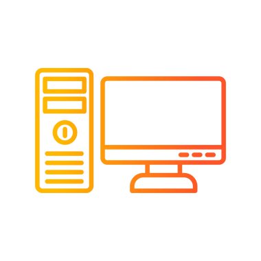 bilgisayar simgesi, vektör illüstrasyonu