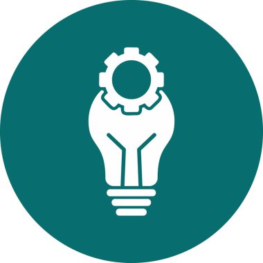 ampul simgesi vektör illüstrasyonu