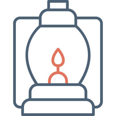 Fener modern simgesi, vektör illüstrasyonu