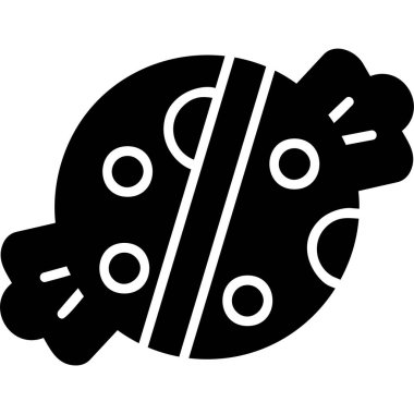 Yemek. Web simgesi basit illüstrasyon