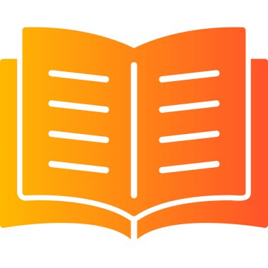 Open Book web icon, vector illustration