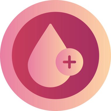 Kan damlası. Web simgesi