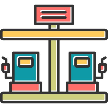 Benzin istasyonu. Basit tasarım