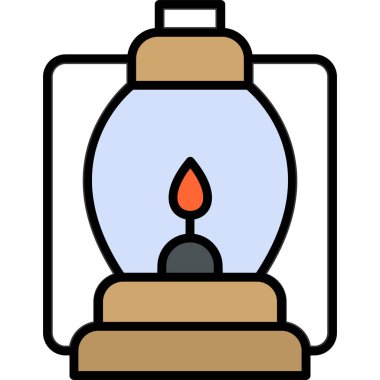 Fener modern simgesi, vektör illüstrasyonu