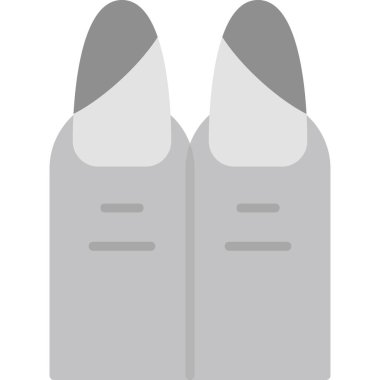 Nails web simgesi basit illüstrasyon