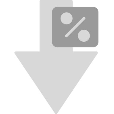 İndirim. Web simgesi basit illüstrasyon 