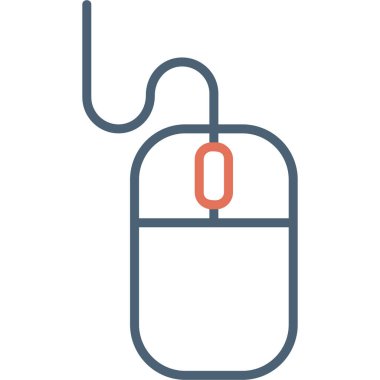 fare düz vektör simgesi