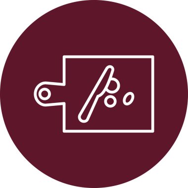 bıçak simgesi vektör illüstrasyonu