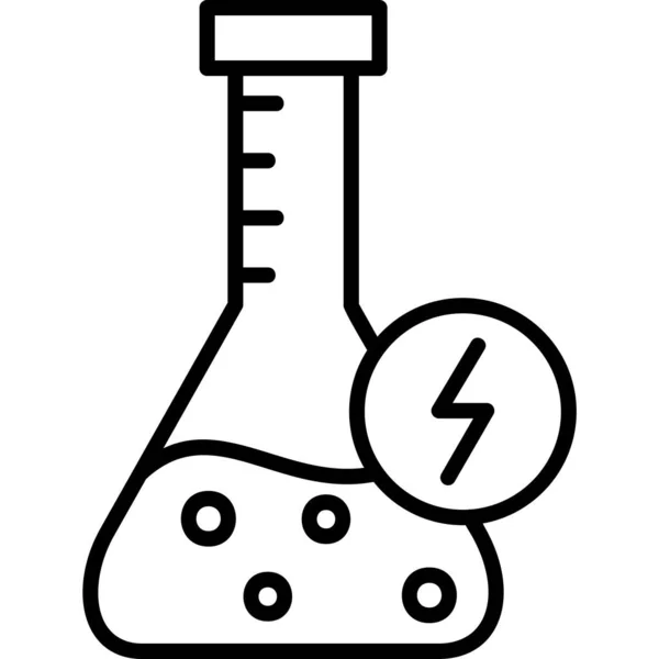 化学瓶 Web图标简单设计 — 图库矢量图片