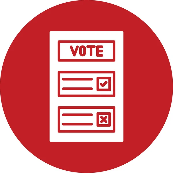 Vote Web Icon Simple Design — Stock Vector