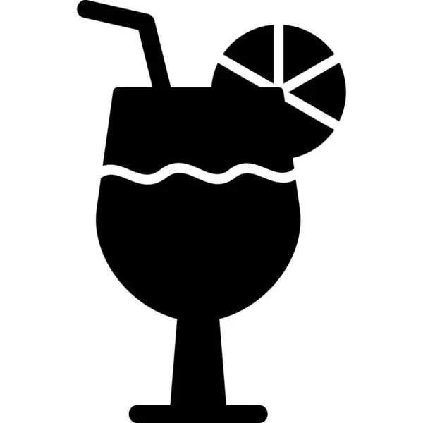Bebida Ilustração Vetor Ícone Web —  Vetores de Stock