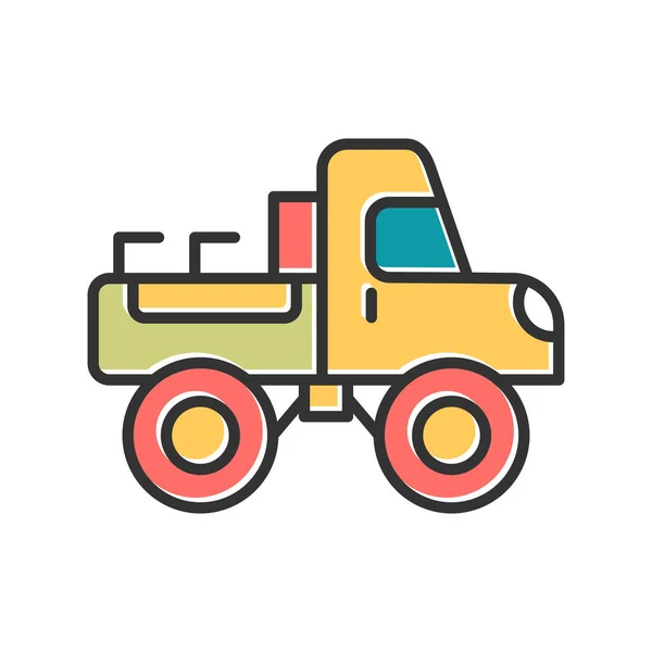 Vehicle Web Icon Simple Illustration — Stock Vector