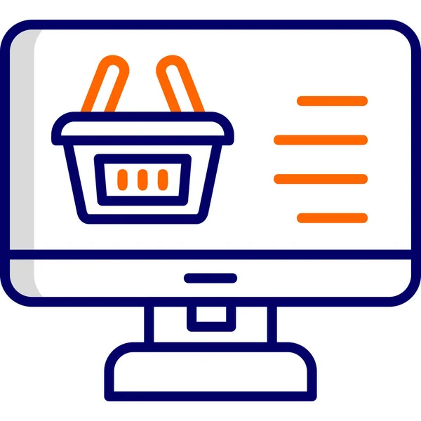 Comprar Icono Web Línea Ilustración Simple — Archivo Imágenes Vectoriales