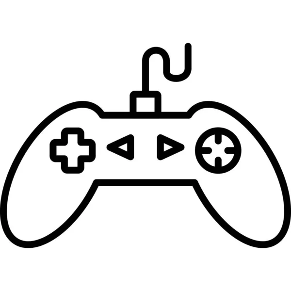 Joystick Web Icoon Eenvoudige Illustratie — Stockvector