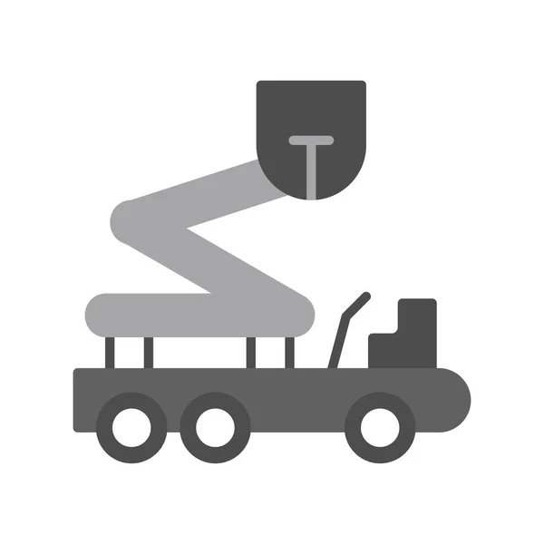 Boom Lift Vector Illustratie Ontwerp — Stockvector