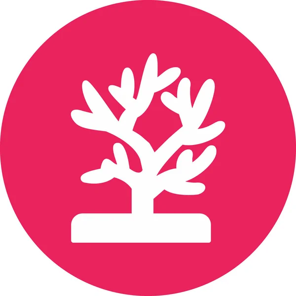 Ilustração Vetorial Ícone Árvore —  Vetores de Stock