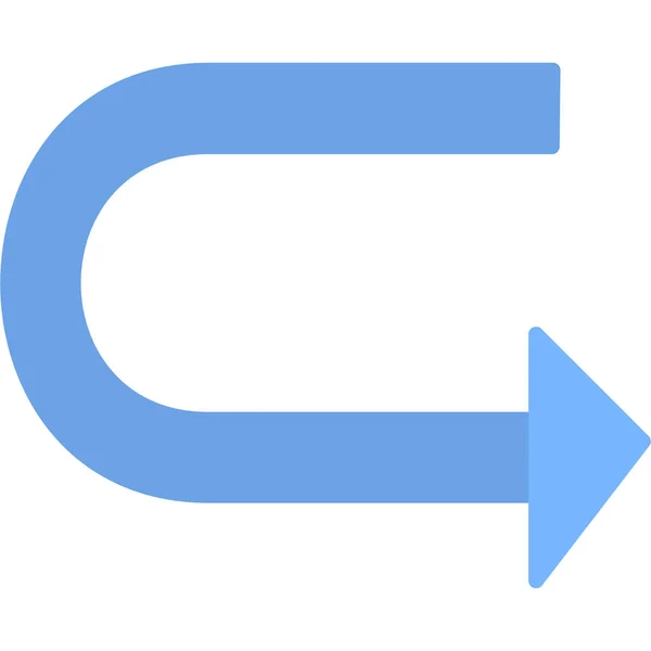 Icon Vektor Abbildung Drehen — Stockvektor