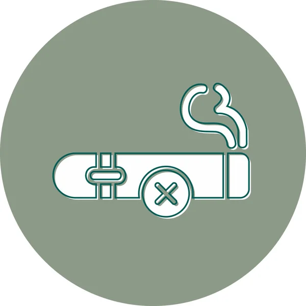 Απεικόνιση Διανύσματος Εικονιδίου Τσιγάρου — Διανυσματικό Αρχείο