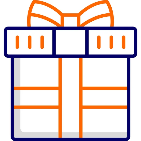 Caja Regalo Ilustración Simple — Archivo Imágenes Vectoriales