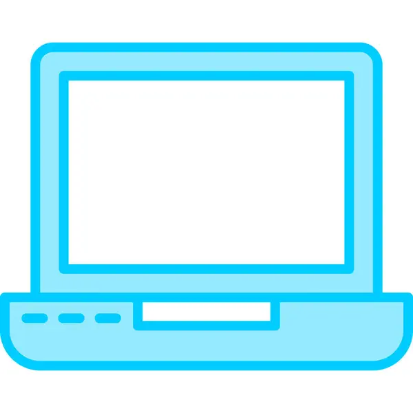 Laptop Web Symbol Einfache Illustration — Stockvektor