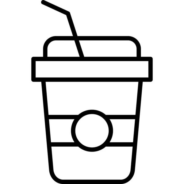 コーヒー Webアイコンシンプルなイラスト — ストックベクタ