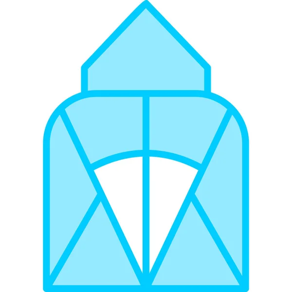 Illustrazione Vettoriale Icona Diamante — Vettoriale Stock