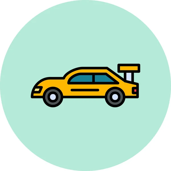 Icono Coche Vector Ilustración — Vector de stock