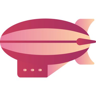 Roket. Web simgesi basit illüstrasyon