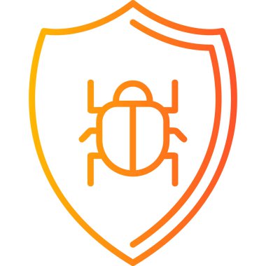 Antivirus icon modern vector illustration