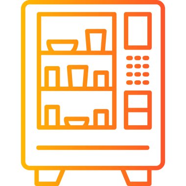 Satış makinesi. Web simgesi basit tasarım