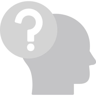 Düşünüyorum. Web simgesi basit tasarım