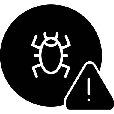 Böcek. Web simgesi basit tasarım