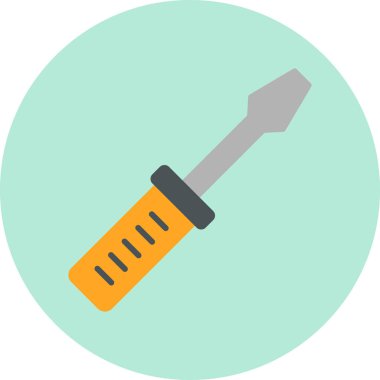 Tornavida simgesinin vektör çizimi