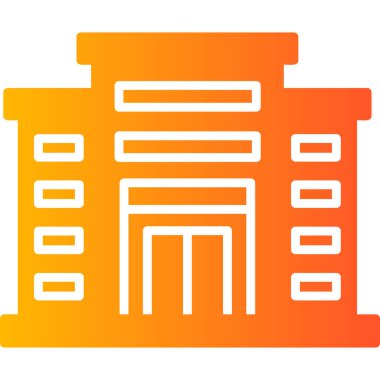 Alışveriş merkezi, süpermarket web simgesi basit illüstrasyon