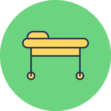 Sedye modern ikon vektör illüstrasyonu