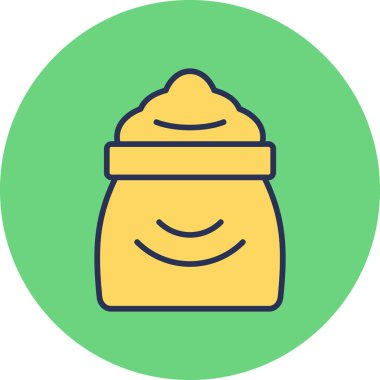 Gıda simgesinin vektör illüstrasyonu