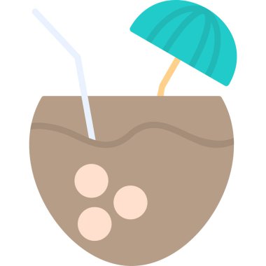 içecek simgesi, vektör illüstrasyonu 