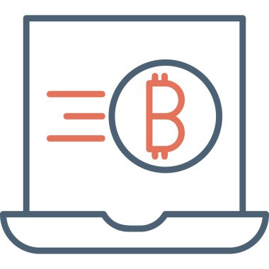 Bilgisayar. Web simgesi basit illüstrasyon