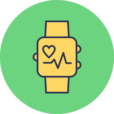 smartwatch simge vektör çizimi