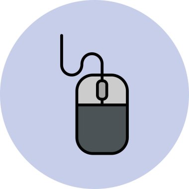 fare düz vektör simgesi