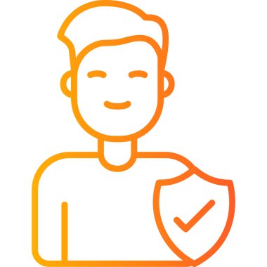 shield with protection vector illustration