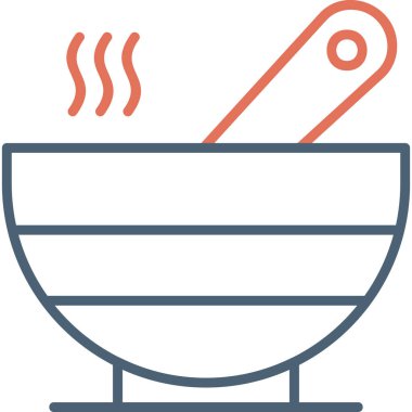 yiyecek ve içecek satırı vektör simgesi