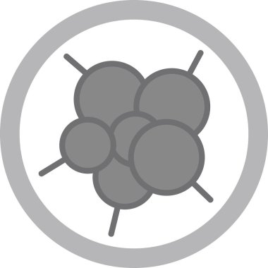 Cancer virus icon modern vector illustration