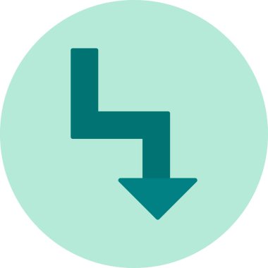 ok simgesinin vektör illüstrasyonu